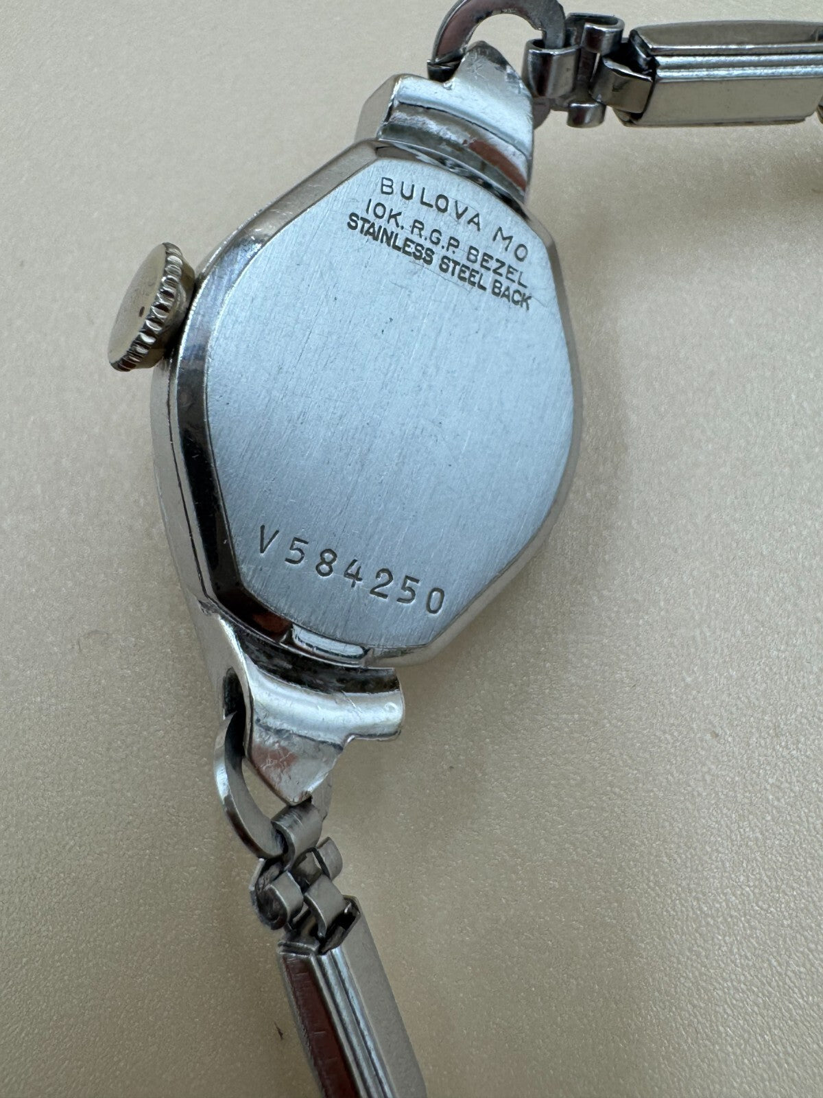Bulova 10K RGP Ladies Cocktail Watch Swiss Manual Wind Serviced - Runs very well