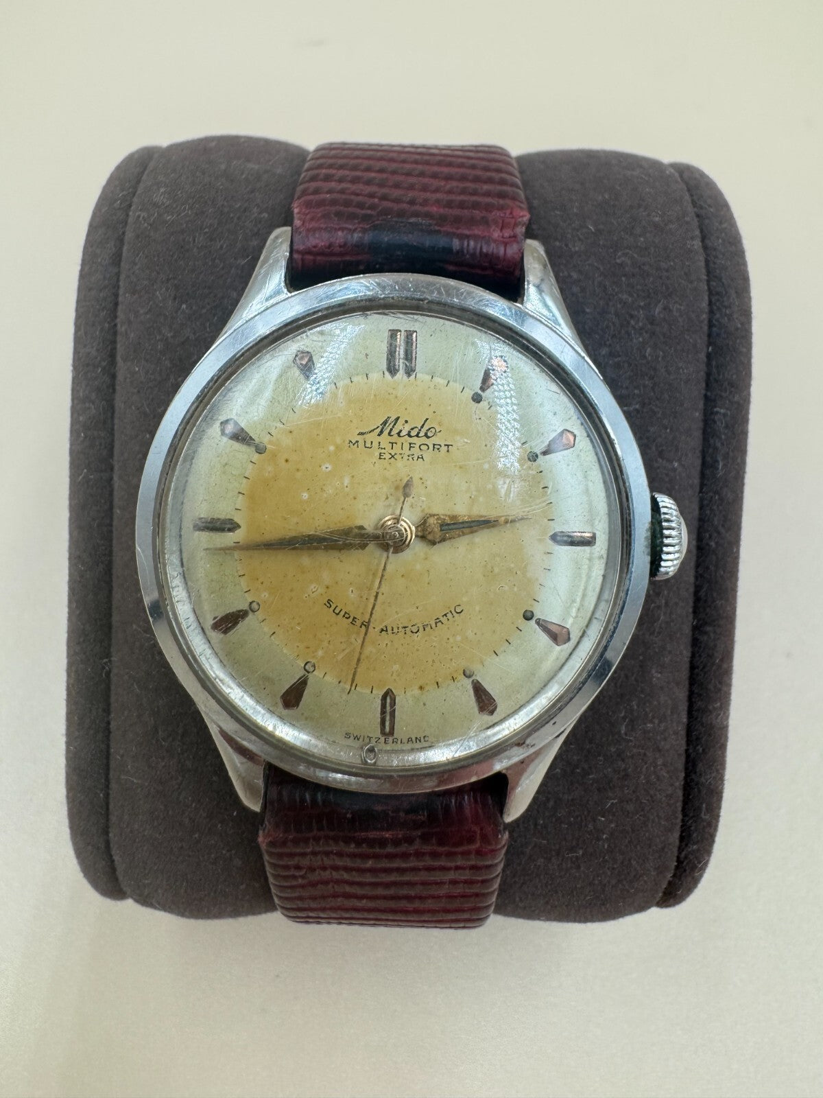 Vintage Mido Multifort Extra Super-Automatic Swiss Mens Watch - Needs Servicing