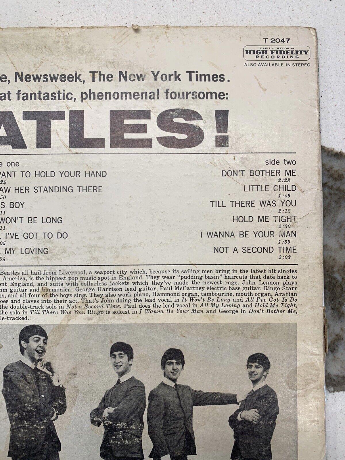 MONO! BEATLES - Sleeve & Vinyl "Meet the Beatles" Record