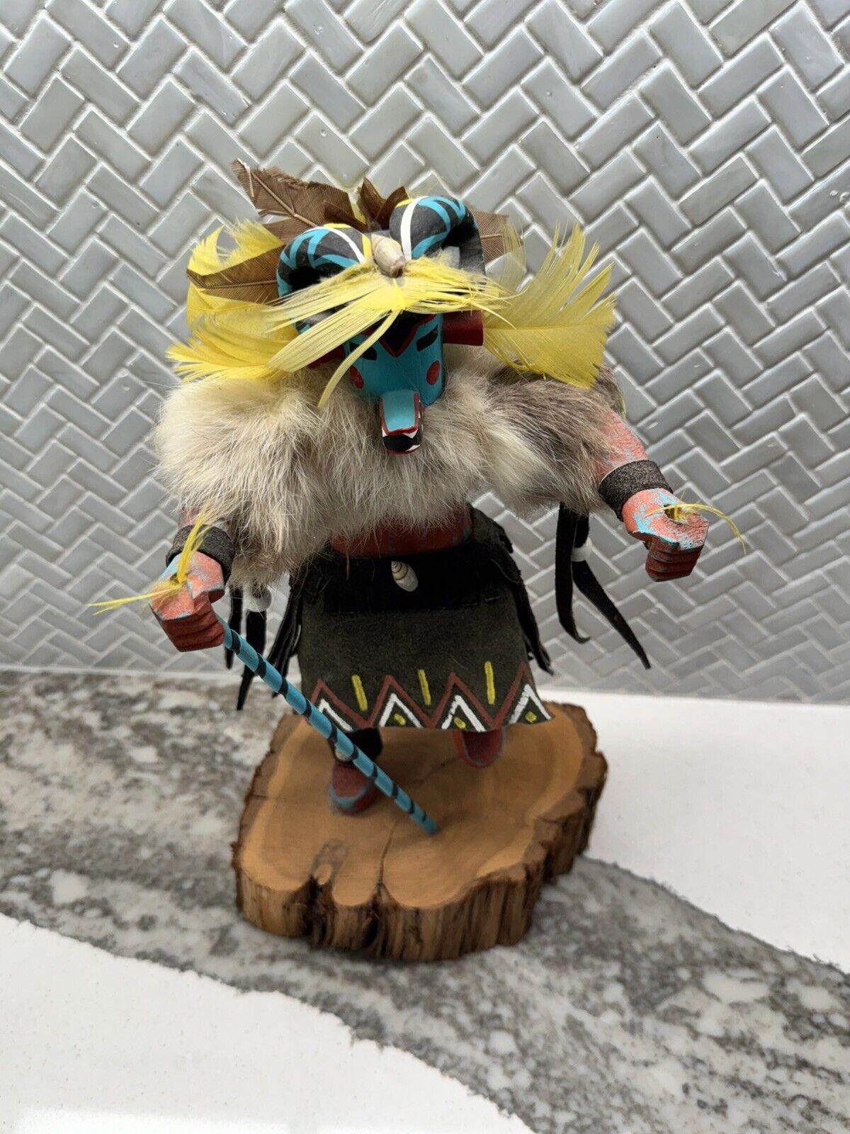 Native American Indian HOTOTO Kachina Doll Ram Verna Tulley