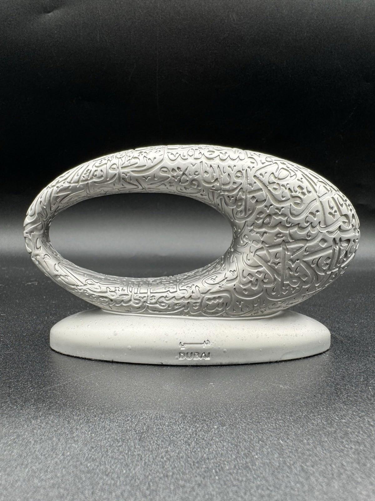Dubai UAE Museum Of The Future 3D Model Silver Color 11.5 CM