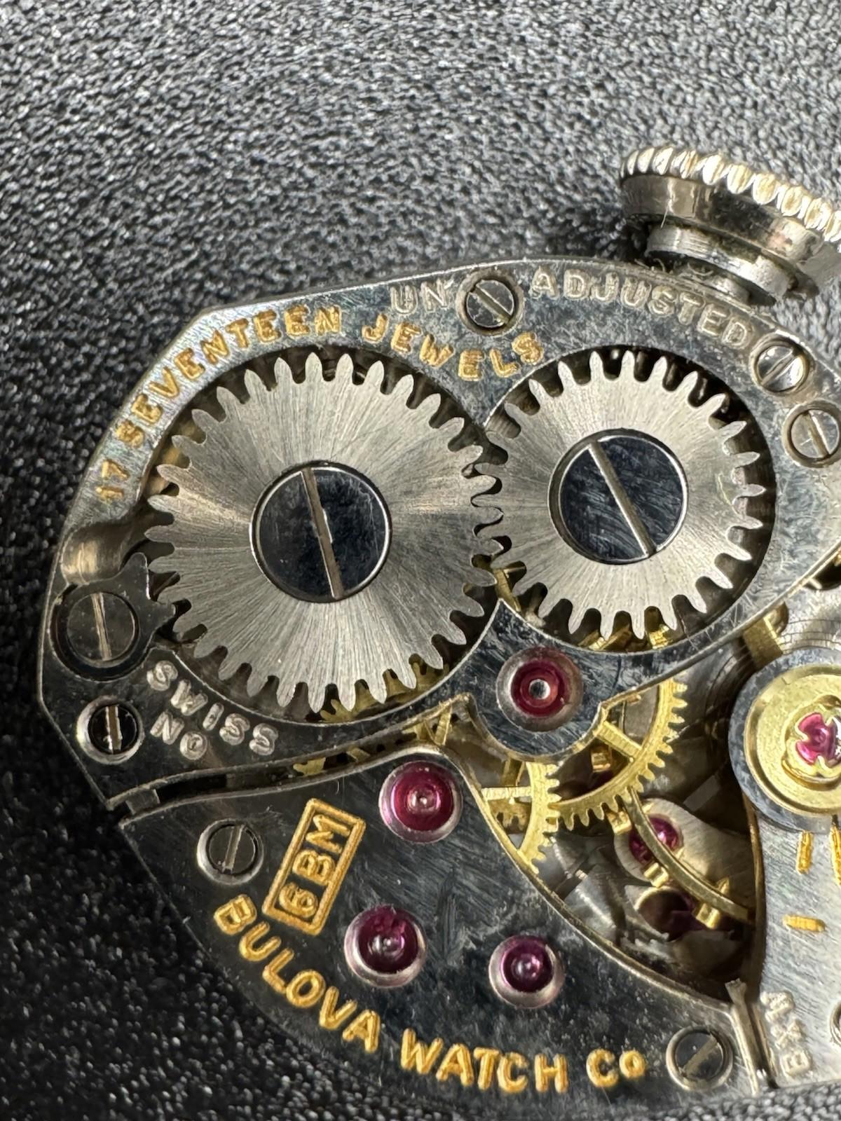 Vintage 1960 Bulova Ladies 17J Watch 10K RGP Speidel Band