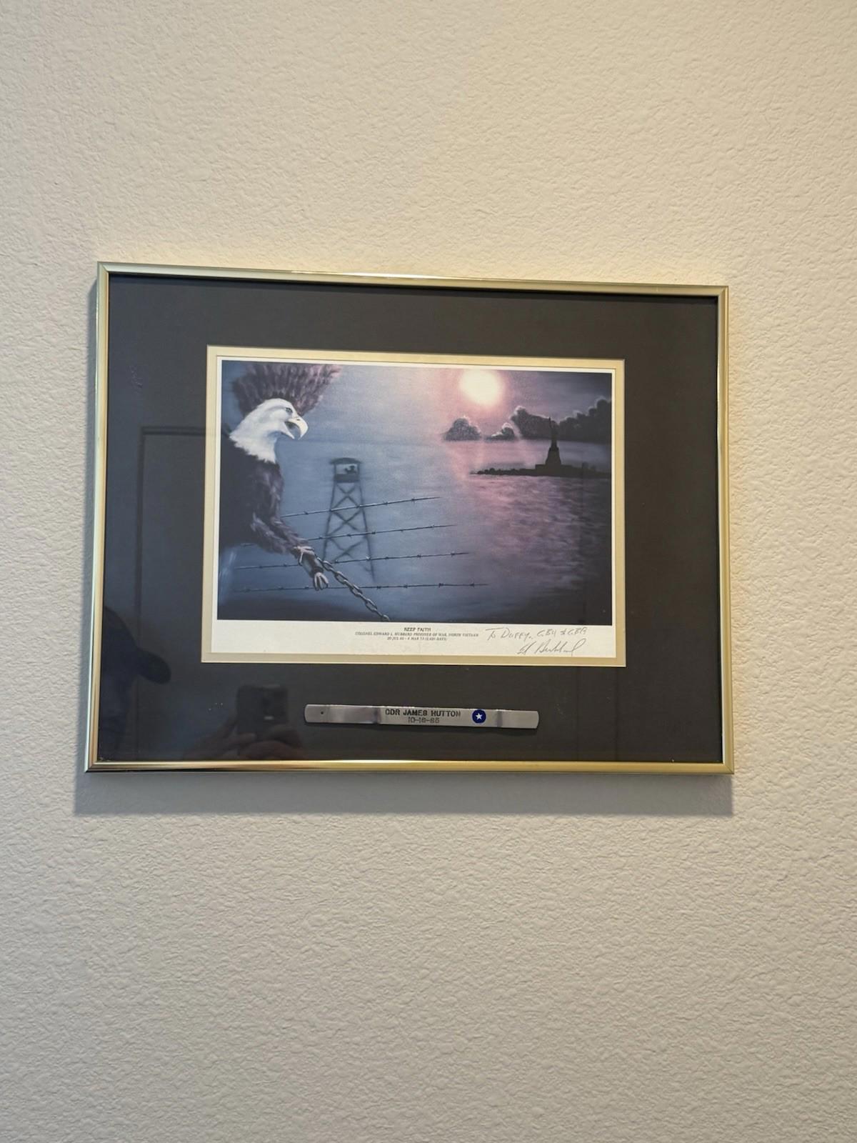 Edward L. Hubbard Keep Faith Signed Duffy Hutton Vietnam POW