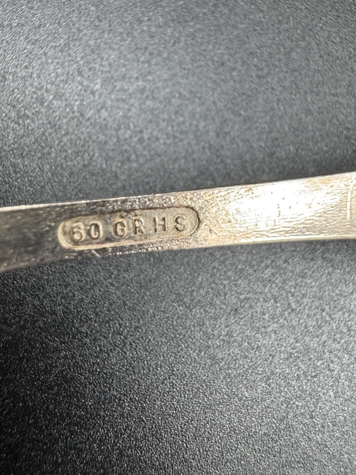 Vintage Norge Norwegian Enamel Souvenir Spoon Silver Plated