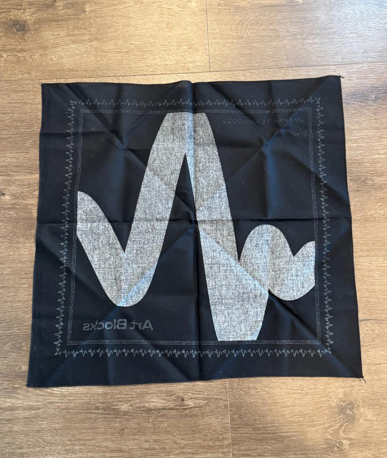 Rare Art Blocks Marfa Texas 2022 Bandana Generative Art Event Merch Collection