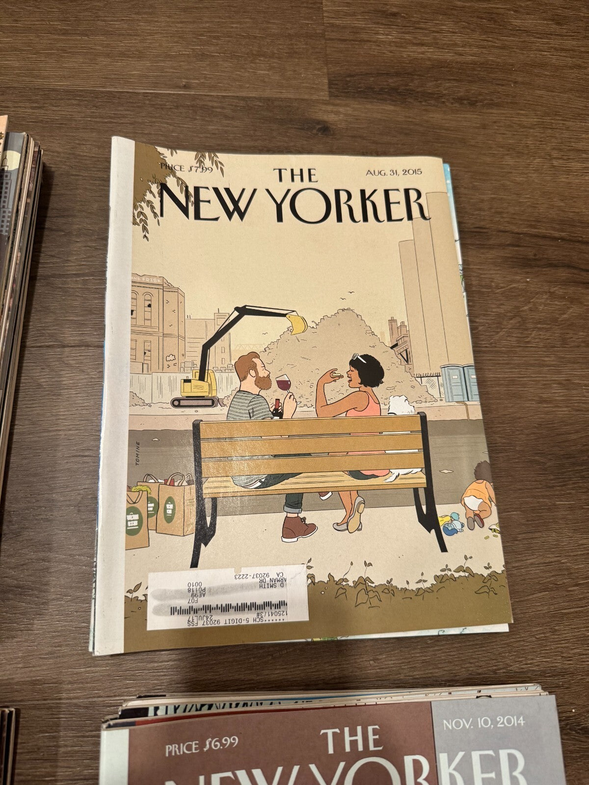 Lot of 56 The New Yorker Magazines 1986-2015 Mixed Issues Random Dates Good Cove