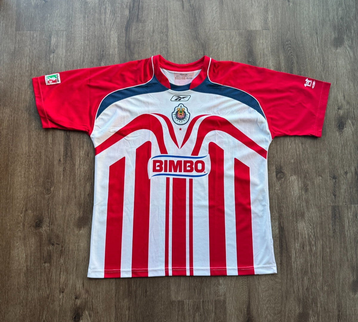 Chivas de Guadalajara 2006-07 Reebok Home Chicharito #45 Hernandez Jersey Large