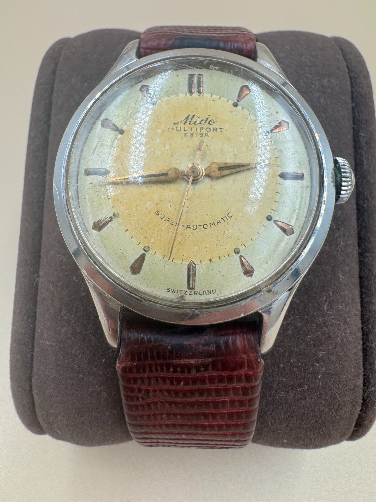 Vintage Mido Multifort Extra Super-Automatic Swiss Mens Watch - Needs Servicing