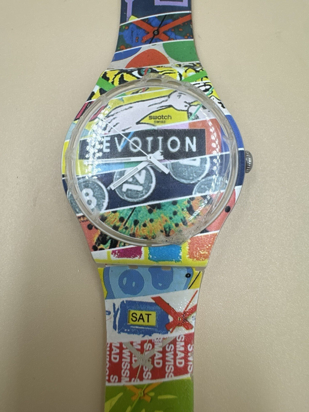 Swatch S/S Club Special Box Set White Loop New Gent 2014 Watch SUOZ170