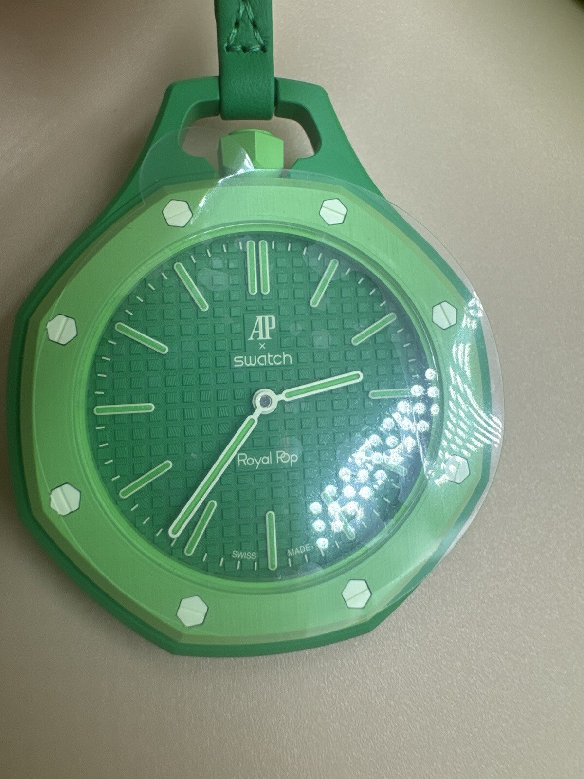 BRAND NEW AP Swatch Royal Pop Green Eight Limited Edition 41mm w/ Box & Papers