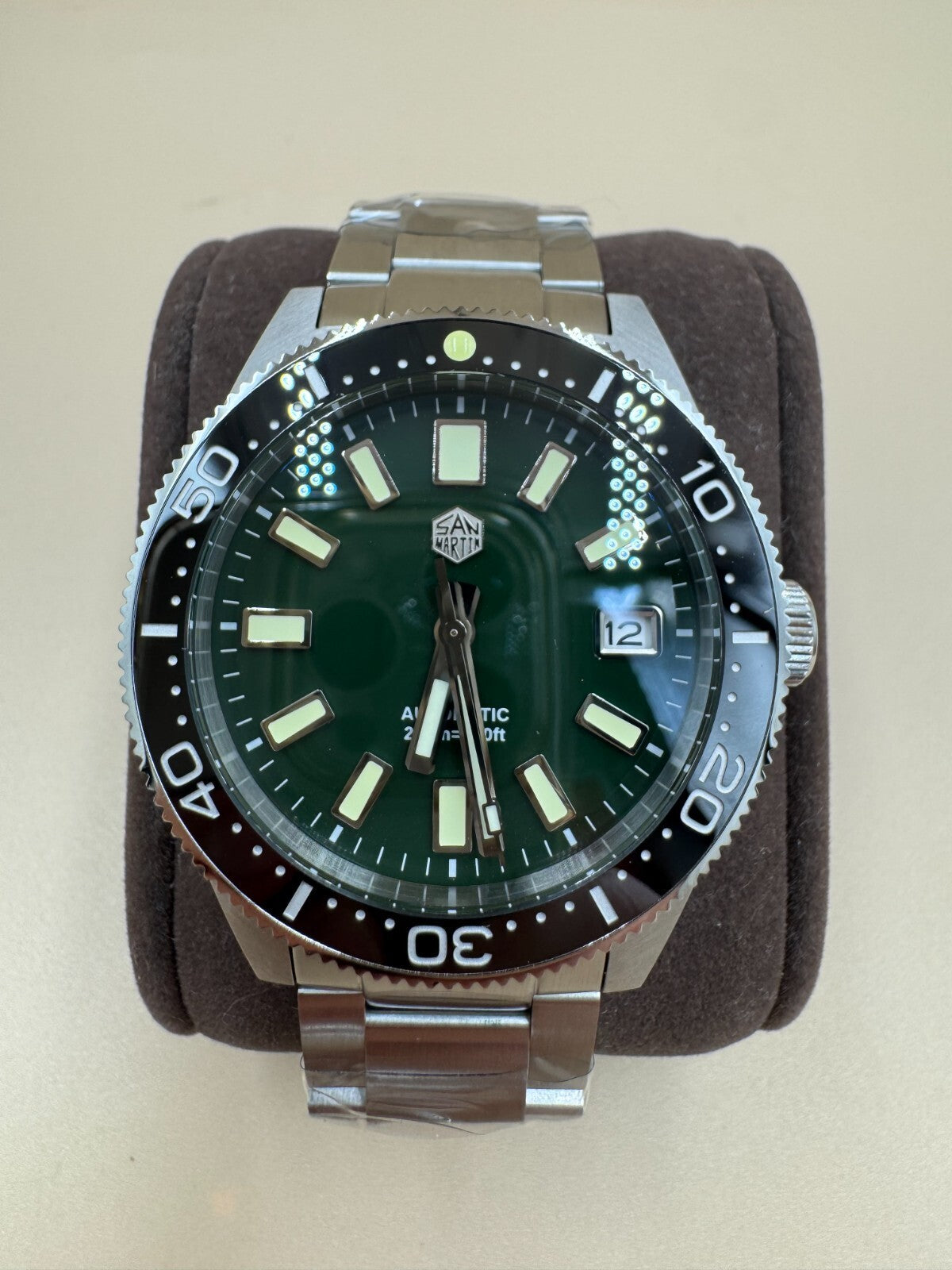 San Martin SN0087 44MM aka MM300 Diver 300M Sapphire Glass Brand New w box paper