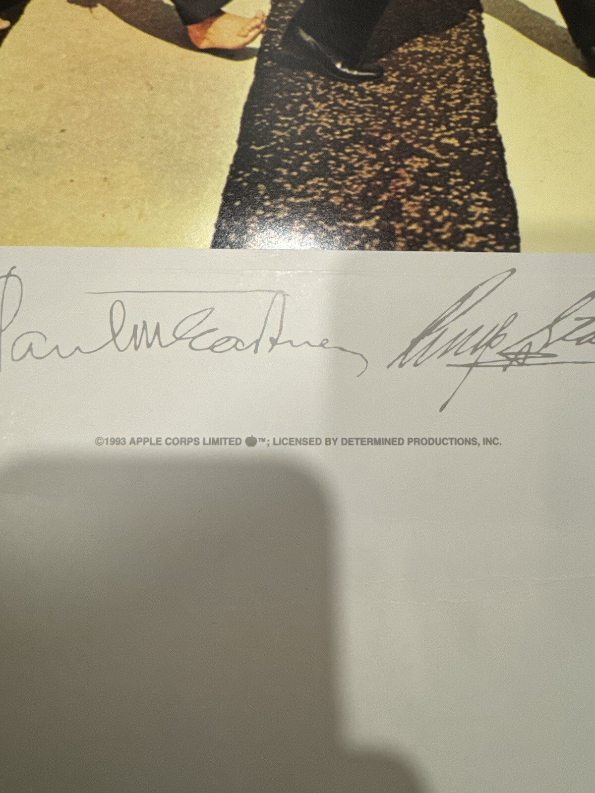 The Beatles Abbey Road Iconic Album Cover Lithograph Ultra Rare Not Plate Signed