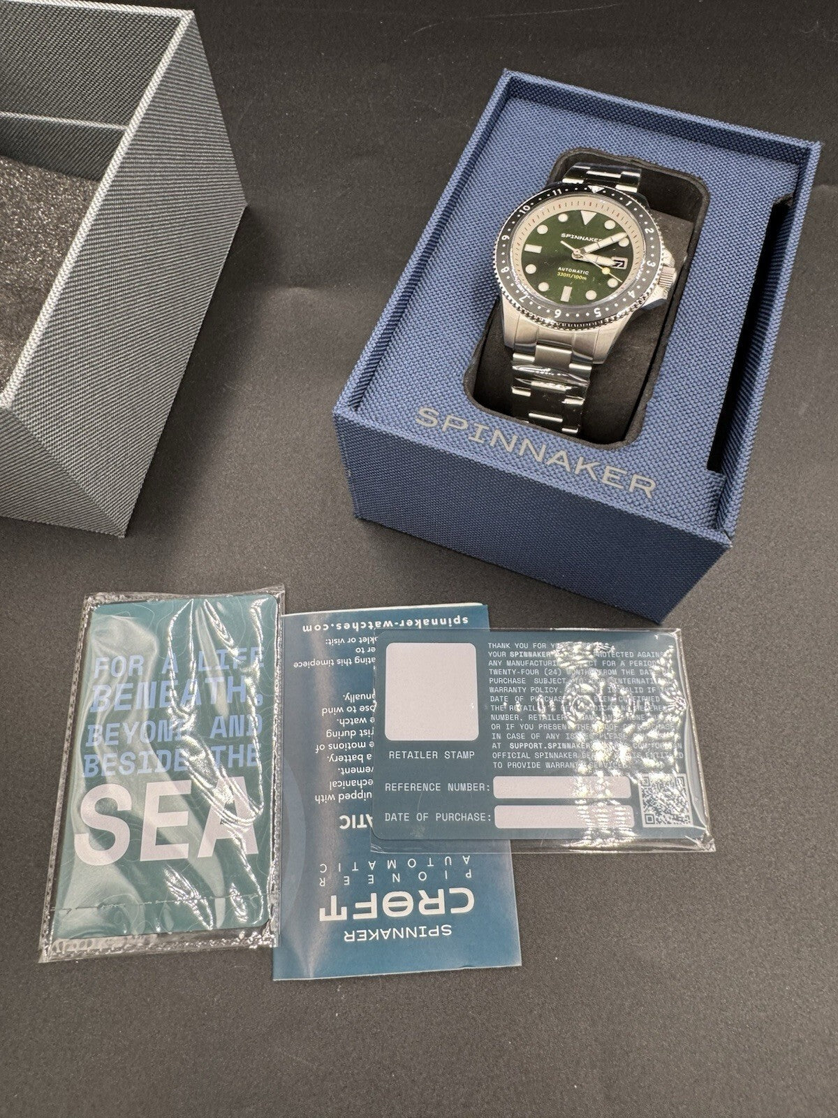 Spinnaker Automatic Green/Stainless Steel | Green Dial Wristwatch SP-5136-22 New