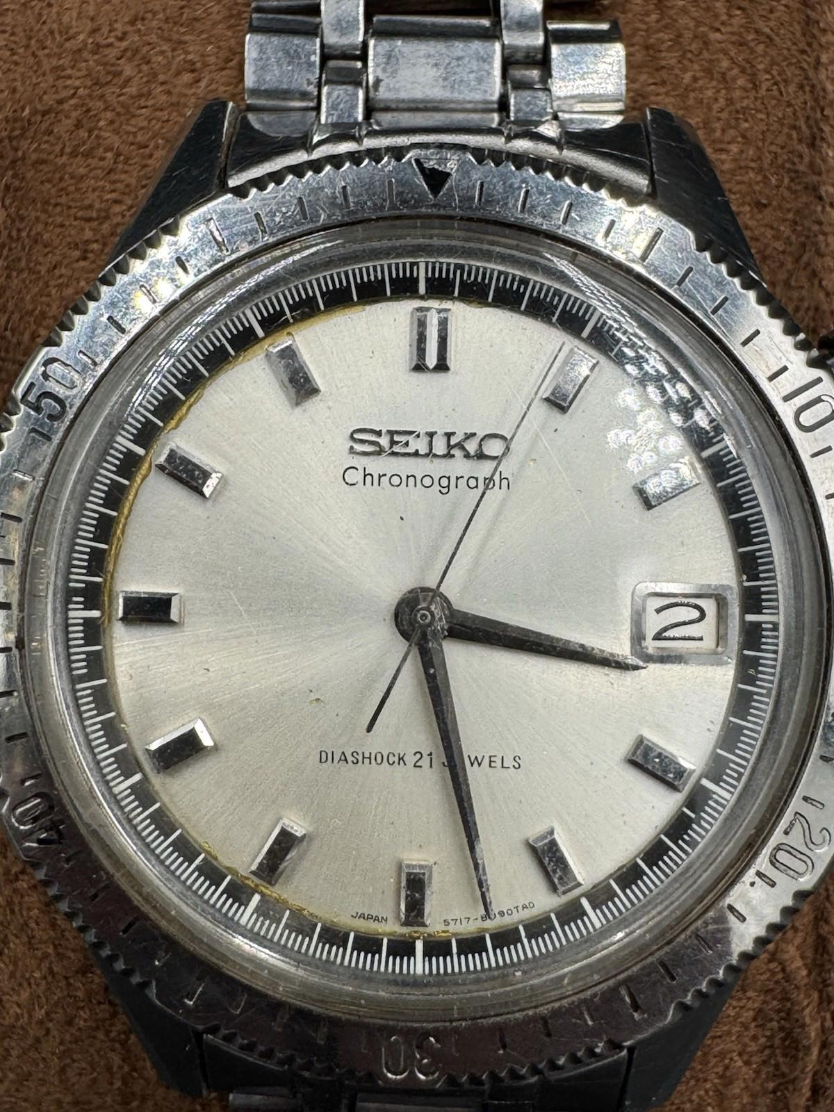 Seiko One push Chronograph 5717-8990 1964 Tokyo Olympics LE