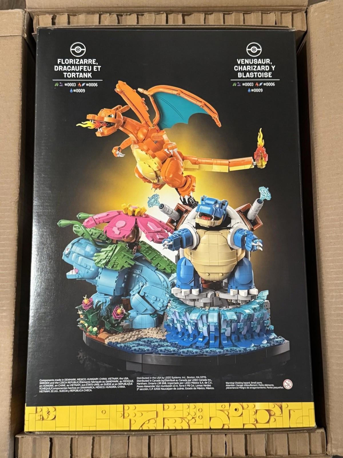 Lego Pokemon 72153 Venusaur, Charizard, and Blastoise BRAND NEW IN BOX SHIPS NOW